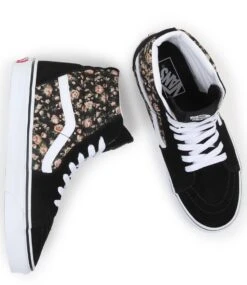 Vans UA SK8-Hi Rose Dreams Black White -Chaussures Promotion Boutique vn0005u9bzw 4