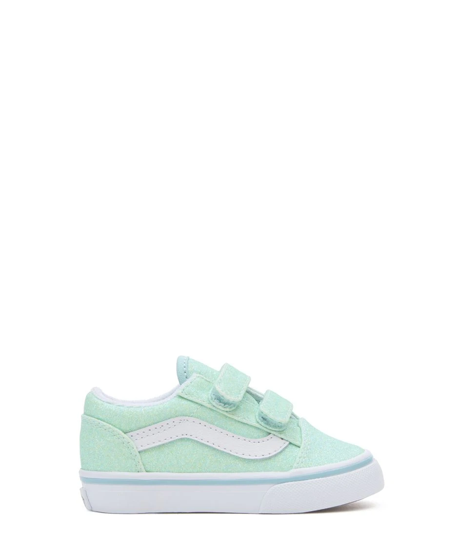 Vans Old Skool V Glitter Pastel Blue 1 Vans Old Skool V Glitter Pastel Blue