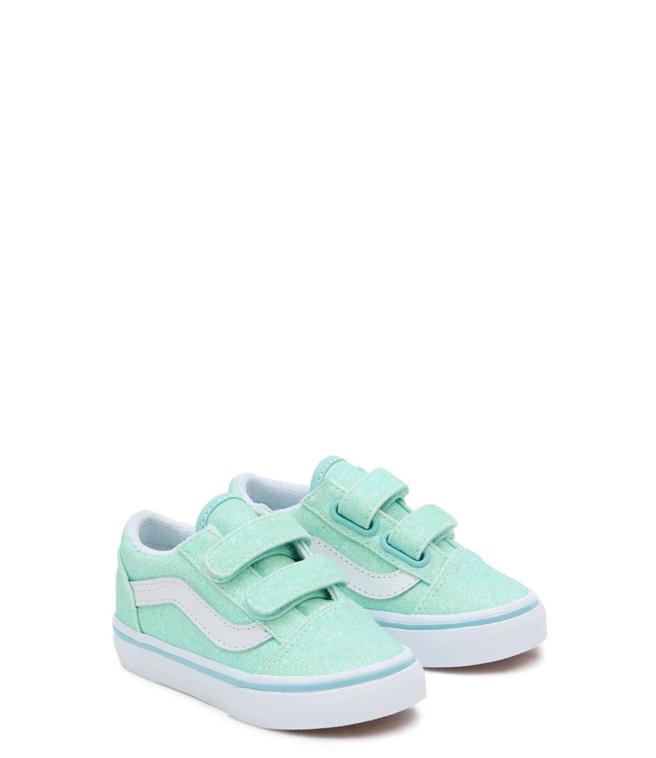 Vans Old Skool V Glitter Pastel Blue 2 Vans Old Skool V Glitter Pastel Blue – Image 2