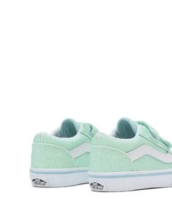 Vans Old Skool V Glitter Pastel Blue 9 Vans Old Skool V Glitter Pastel Blue -Chaussures Promotion Boutique vn0009rco33 4