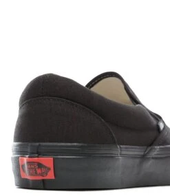 Vans UA Classic Slip-On Black Black -Chaussures Promotion Boutique vn000eyebka1 3
