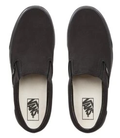 Vans UA Classic Slip-On Black Black -Chaussures Promotion Boutique vn000eyebka1 5