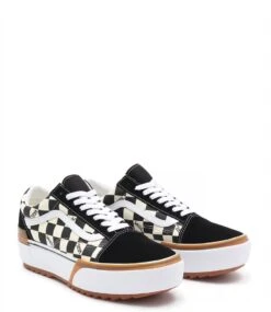 Vans UA Old Skool Stacked Checkerboard Multi True -Chaussures Promotion Boutique vn0a4u15vlv1 3