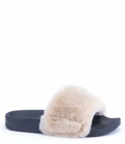 Warmbat Barlee Slipper Fur Camel