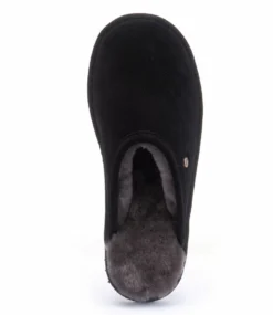 Warmbat Classic Unisex Suede Black -Chaussures Promotion Boutique warmbat classicunisexsuede pantoffels black pantoffel clc521099 up jpg