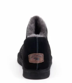 Warmbat Willow Women Suede Black -Chaussures Promotion Boutique warmbat willowwomensuede sloffen black sloffen wlw321099 back jpg