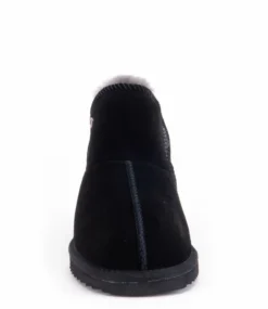 Warmbat Willow Women Suede Black -Chaussures Promotion Boutique warmbat willowwomensuede sloffen black sloffen wlw321099 nose jpg