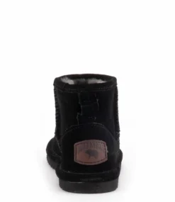 Warmbat Wallaby Kids Suede Black -Chaussures Promotion Boutique wly221099 achter jpg