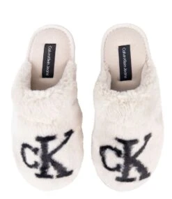 Calvin Klein Home Slide Eggshell -Chaussures Promotion Boutique yw0yw00749 eggshell 4