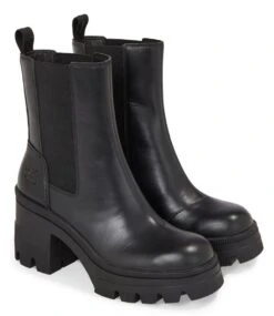 Calvin Klein Chunky Heeled Chelse Triple Black 6 Calvin Klein Chunky Heeled Chelse Triple Black -Chaussures Promotion Boutique yw0yw011120gt 3