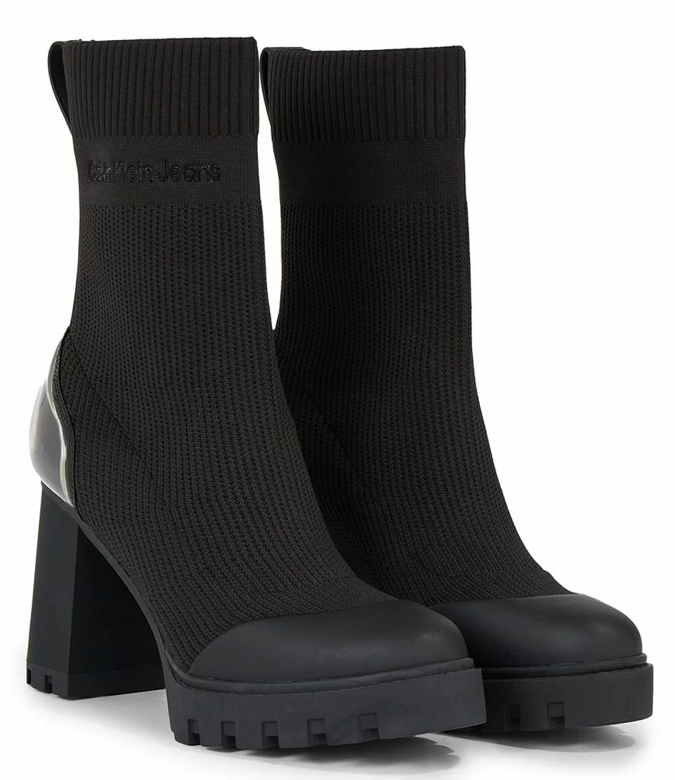 Calvin Klein Platform Knit Sock K Triple Black 3 Calvin Klein Platform Knit Sock K Triple Black – Image 3