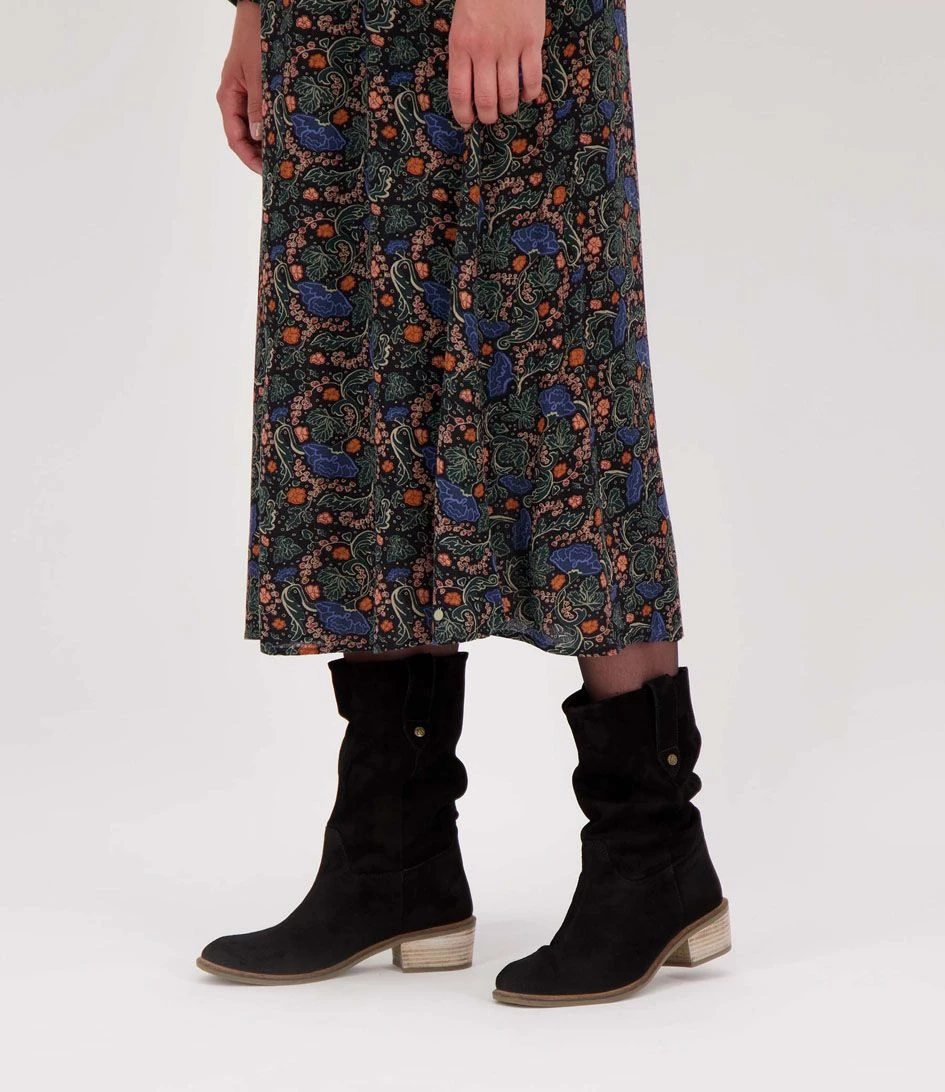 Suede Laarzen Zwart 2 Suede Laarzen Zwart – Image 2