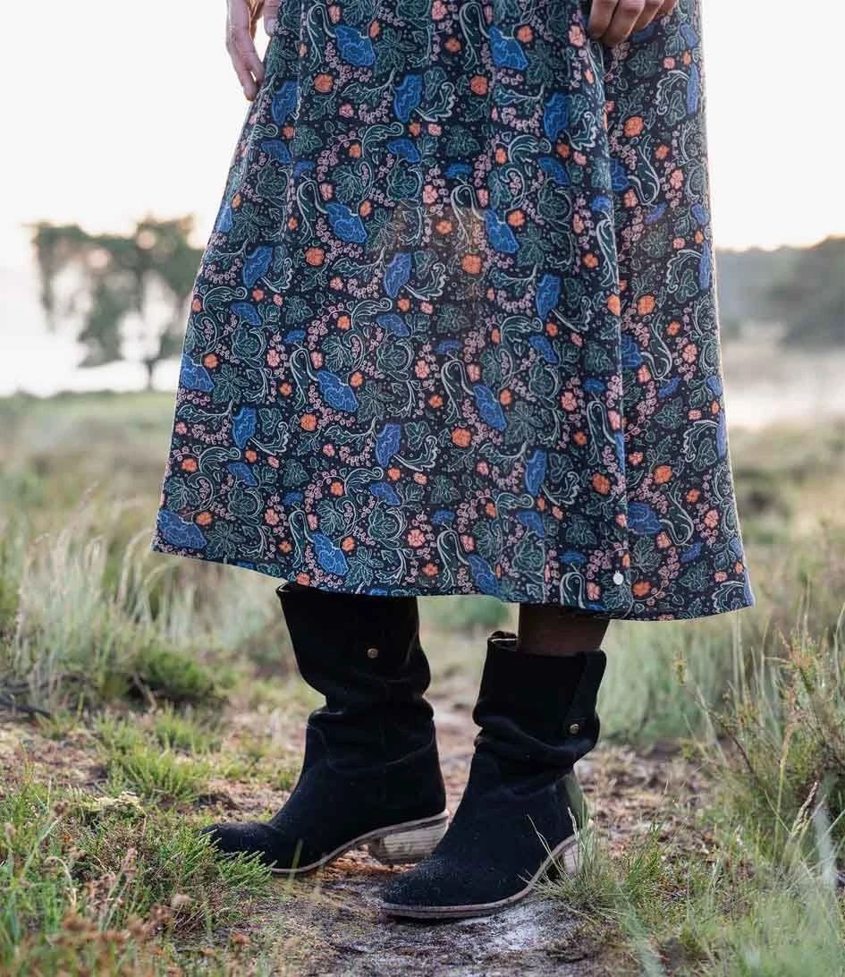 Suede Laarzen Zwart 5 Suede Laarzen Zwart – Image 5